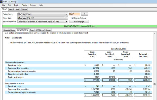 realized and unrealized forex gains and losses